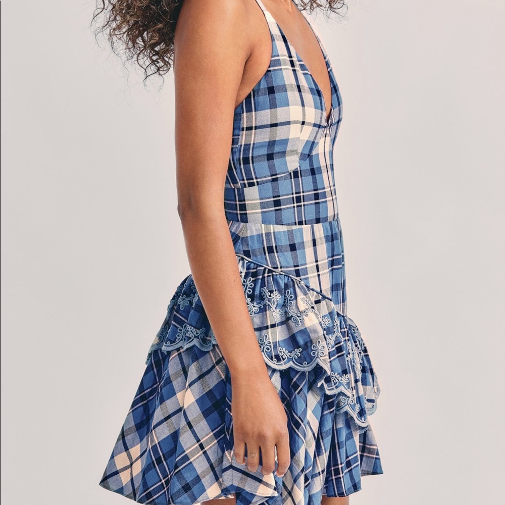 LoveShackFancy Marion Mini Dress